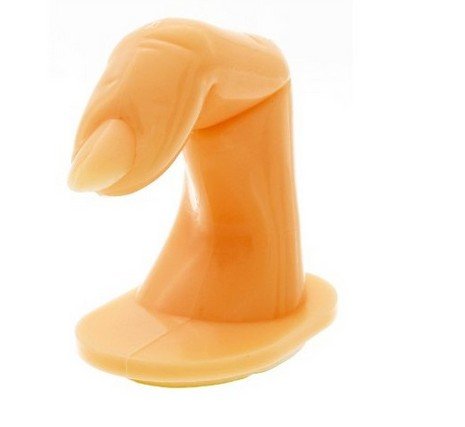 10 Pcs Acrylic Uv Gel Nail Art Flase Practice Finger Training Display Decoration Tool