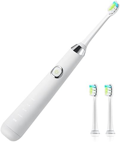 Electric Toothbrush Sonic Toothbrush made by Blue Lion for professional dental care (White)