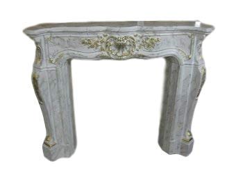 Kaminumrandung Kaminverkleidung " Modell Barock" Breite140cm Umrandung