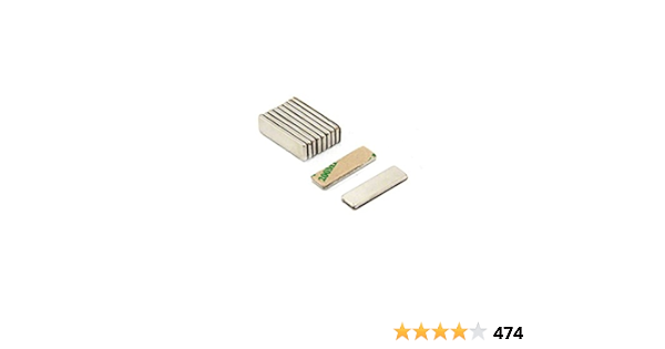 Magnetastico | 20 Piezas imanes autoadhesivos de neodimio ...