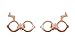 Harry Potter & Deathly Hallows Stud Earrings In 14K Gold Over Sterling Silver