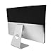 Monitor Dust Cover, TXEsign PC Computer Monitor Screen Display Protector Compatible with iMac 21.5 inch Slim A1224/ A1311/ A1418 (21.5 Inch, Black)