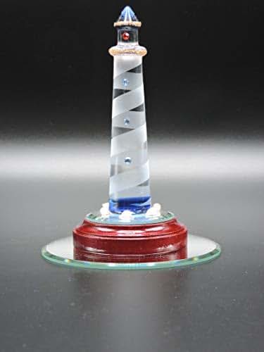 Amazon.com: Handmade Glass Lighthouse - Beacon of Light ...