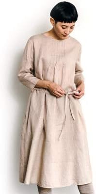 Amazon Co Jp Fog Linen Work フォグリネンワーク Molly Dress Ivoire モリー ワンピース イヴォワール Lwa197 2370 F イヴォワール 2370 服 ファッション小物