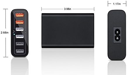 6-PORT USB CHARGER WITH 2 QC3.0 QUICK-CHARGE PORT