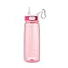 BOTTLED JOY BPA-Free Tritan Sport Water Bottle, Wide Mouth 27oz 800ml Spill Proof Sip & Handle Leak Proof Bottles Pink