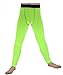 LANBAOSI Youth Boys Compression Leggings Athletic Pants Base Layer Hockey Workout Tights Green