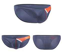 Newsywell Men's Ice Silk Bikini Low Rise Soft