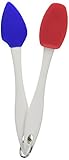 Silicone Mini Spatula Set Of 2 Red And Blue