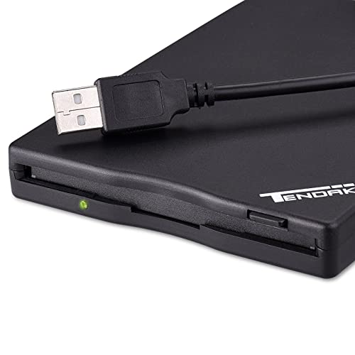 Tendak USB Floppy Disk Drive 3.5" Portable USB External 1.44MB FDD