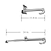 RoterSee Universal Double Protection High Security Stainless Steel Steering Wheel Lock