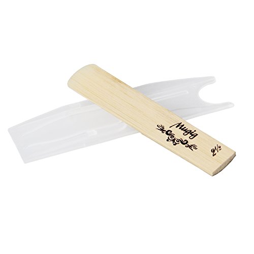 Mugig B Flat Clarinet Reeds with Individual Plastic Case (10 Pack)