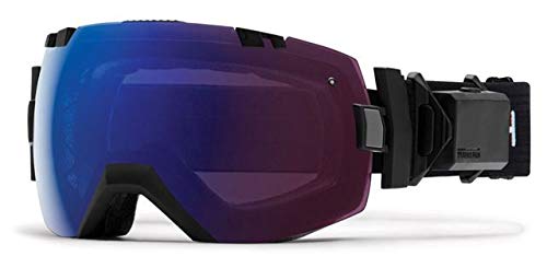 Smith Optics I/Ox Adult Snow Goggles - Black/Chromapop Photochromic Rose Flash