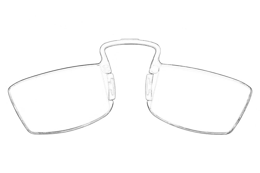 ClipFlipz Pince-Nez Plus Reading Glasses Rimless Nose Reader Clip Mini Credit Card Magnifier Single +2.00