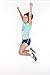 Girls Tennis 2' Piece Set - with T-Shirt Top and Tennis Shorts - Large Navy