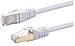 Cables Direct Online 200FT S/FTP Cat7 Copper Network Ethernet Patch Cable, Internet Wire, Compatible with PC, Laptop, Modem, Router, TVs, Printer Cord, Consoles for Home and Office (200ft, White)