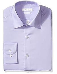 Camisa de vestir sin arrugas slim fit para hombre Perry Ellis