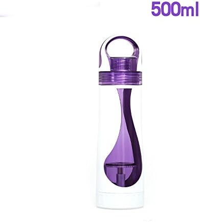 Tea Infuser, Fruit Infusion, Cold Brew Coffee Maker, Infused Borosilicate Glass Bottle Mug. Best Travel Sports Water Bottle, BPA Free (500ml 17oz)