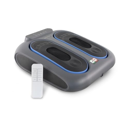 Mobiclinic, Fußmassagegerät, Vibration 10 Geschwindigkeitsstufen, 5 Programme, Timer, Fuß- und Beinmassagegerät mit Vibration, Fernbedienung und Bedienfeld LED, VIBFIT