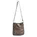 Soft Washed PU Leather Crossbody Purse Multi Pocket Vertical Bag Shoulder Satchel for Women (Taupe)