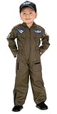 Air Force Fighter Pilot Child Costume Size 4-6 Small