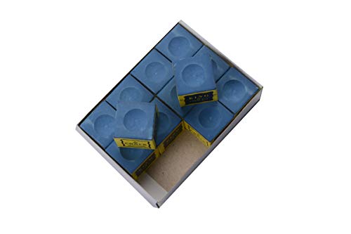 MUZOCT 12Pack Billiard Chalks Accessories for Pool Cues and Billiards Sticks Tips
