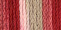 Bernat Handicrafter Cotton Yarn, Ombre, 12 Ounce, Damask, Single Ball
