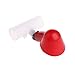 Walkingpround 6 Pack Red Poultry Water Drinking Cups- Chicken Hen Automatic Drinkers Birds Waterer and PVC Fittings