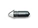 Bullet 02 - Mini Tactical LED - World's Smallest LED Flashlight Keychain Light (Gunmetal)