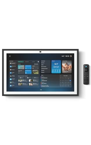 Amazon Echo Show 21 (neueste generation) | Beeindruckendes 21-Zoll-Smart-Display mit integriertem Fire TV, kraftvollem Klang, immersivem HD-Streaming,