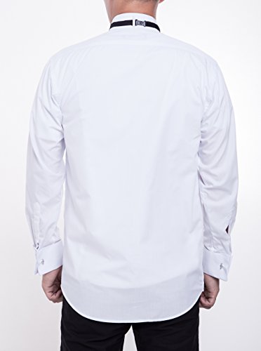 wingtip tuxedo shirt with bow tie