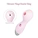 Clitoral Sucking Vibrator,Mini Female Adult Toy Fovel Touch - Free Technology Massager Small Sex Toys Simulator Clitoris Stimulation Clit Sucker Nipple USB Rechargeable Waterproof Portable Vibe,Pink