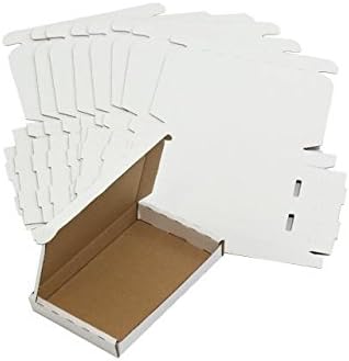 300-WHITE C4 A4 SIZE BOX 240x345x22mm ROYAL MAIL LARGE LETTER POSTAL CARDBOARD PIP