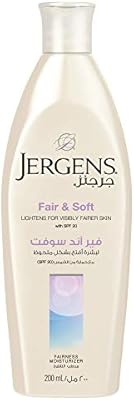 jergens fair and soft fairness moisturizer