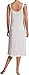 100% Cotton Knit Full Slip or Nightie Featuring USA-Made Fabric (XL) White