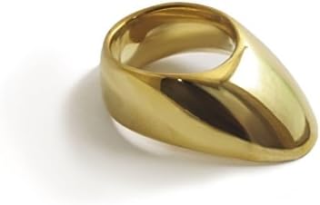 Vermil Premium Handmade Traditional Lotus Brass Archery Thumb Ring
