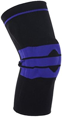 Birdsound 1Pc Knee Support Pad High Compression Anti-slip Silicone Padded Sleeve Brace