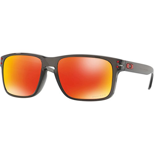 Oakley men s holbrook sunglass, grey smoke/prizm ruby