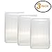 Emraw Organized Pencil Box - Clear Multipurpose Utility Box, Pencil Box for Girls and Boys Pencils Box to Store pens and Pencils, Durable Plastic Box Pencil Box Clear School Art Supplies (3-Pack)