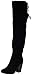 Chase & Chloe Women's Over The Knee Thigh High Suede Chunky Heel Boot
