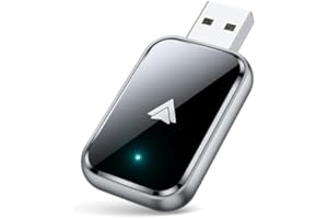 HaMeby Wireless Android Auto Adapter for Android, Convert Wired to Wireless, Mini Size with Extension USB-C/Type-C, Stable Control & No Delay, Supports Car Original Control, Black