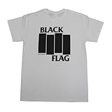 SST Men's Black Flag Bars and Logo T-shirt (Medium)