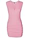 Tom's Ware Women Stylish Slim Fit V Neck Bodycon Mini Dress