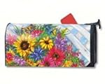 MailWraps Blooming Basket Mailbox Cover #01087