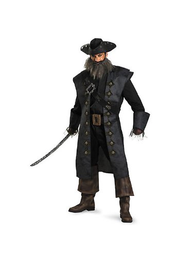 Disguise Unisex - Adult Deluxe Blackbeard
