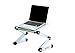 Portable Adjustable Aluminum Laptop Desk/Stand/Table Vented Notebook-Macbook-Ultra Light Weight Ergonomic TV Bed Lap Tray Stand Up/Sitting-Silver