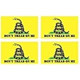 Gadsden Flag, Dont Tread On ME Premium Decal Stickers. 'SET OF 4