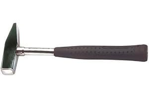 Peddinghaus 5041050500 Locksmiths' Hammer 500g with Steel Tube Handle, Black/Silver