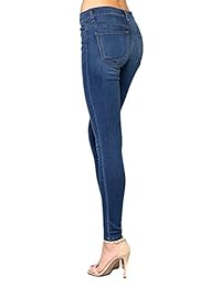 Flying Monkey Bambi Blue High Rise Medium Blue Vaqueros pitillo súper suaves L9952