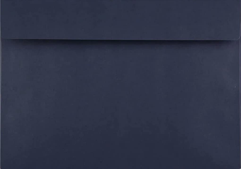C5 Coloured Envelopes for A5 Greeting Cards Wedding Invitations Crafts Business Office Envelope 162mm x 229mm - Pack of 100 Envelopes (Navy Blue Peel & Seal)